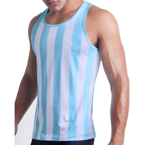 Débardeur pour homme personnalisé, 100% coton, imprimé décontracté, grande taille, vêtements d'été personnalisés - Product Image 3