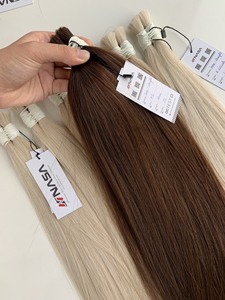 Vente chaude en vrac cheveux brun foncé cuticule cheveux alignés - Product Image 5