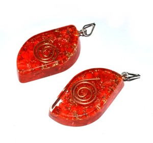 จี้หยดบำบัดควอตซ์กุหลาบ Orgonite - Product Image 5