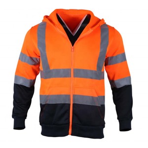 Chaqueta de Seguridad Acolchada para Invierno, con Forro Cálido, Múltiples Bolsillos, Impermeable, Resistente al Viento, Reflectante, de Oxford - Product Image 4