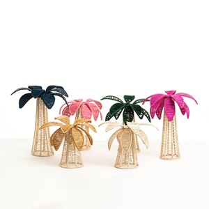 Porte-bougie décoratif en rotin tressé à la main, parfait pour la décoration du salon, de la chambre et de la table à manger. - Product Image 6