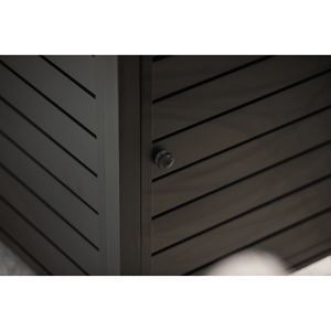 57in Outdoor Aluminum Gas Propane <b>Fire</b> <b>Pits</b> <b>Table</b> 50000BTU Rectangular <b>Fire</b> Glass Lid Elegant Dining Fireplace for Outdoor - Product Image 5