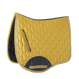 Best Quality Eco-friendly Material Factory Directly Horse Saddle <b>Pads</b> Wholesale Cotton Satin Numnah Blanket <b>Foam</b> <b>Padded</b> Fabric - Product Image 1