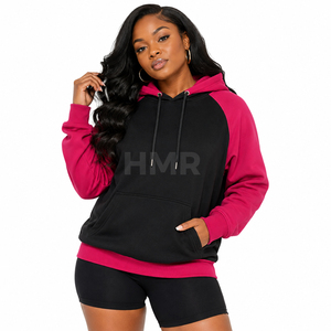 HMR Sorority Sisterhood Black <b>Pink</b> Long Sleeve <b>Sweatshirt</b> With Pockets Casual Autumn Wear - Product Image 1