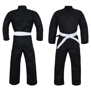 Tenue de sport haut de gamme personnalisable avec logo brodé pour le karaté et le taekwondo – Ensemble d'uniformes de taekwondo - Product Image 1