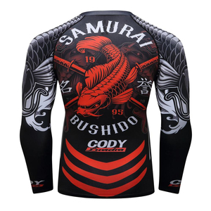 ชุดรัชการ์ด MMA แบบสั่งทำพิเศษ พิมพ์ลายแบบ Sublimation เต็มตัว สำหรับ BJJ ศิลปะการต่อสู้ ออกแบบเฉพาะบุคคล สำหรับการฝึกซ้อมและการแข่งขัน - Product Image 3