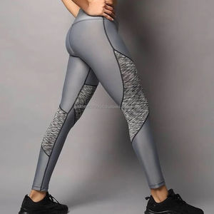 Pantalones de Yoga elásticos transpirables de cintura alta para mujer, Control de barriga, bolsillos elásticos de 4 vías, patrón sólido, pantalones de entrenamiento para correr y Fitness - Product Image 3