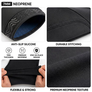 Genouillères de compression unisexes en néoprène, légères, robustes, pour le soulagement de la douleur, la protection sportive, anti-odeur, genouillères personnalisées - Product Image 4