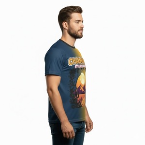 Camisetas Deportivas para Hombre de Secado Rápido, Sublimación Completa, Logotipo Personalizado, Ajuste Ceñido, Transpirables, de Alta Calidad OEM - Product Image 5