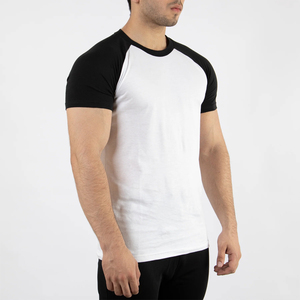 เสื้อเจอร์ซีย์แขนยาวคอโอโอเวอร์ไซส์สีขาวดำสำหรับผู้ชาย ผ้าฝ้าย 100% ระบายอากาศได้ดี สีพื้น ไม่ยับ - Product Image 2