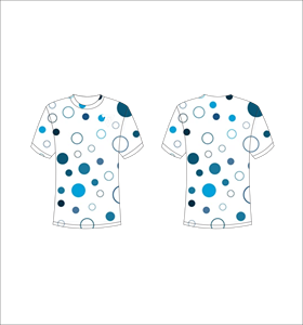 Wholesale Custom Men T Shirt <b>White</b> Bubble Pattern Graphic <b>Tee</b> High Quality Sublimation Circles Streetwear Mens Tshirts Bulk - Product Image 1