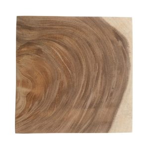 Taburete de madera geométrico angular, proveedor directo de fábrica, ecológico, venta al por mayor, mesa auxiliar de madera maciza escultural, precio bajo - Product Image 4