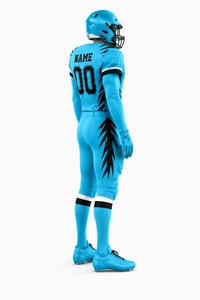 Uniforme de Fútbol Americano para Hombre, Conjunto de Camiseta y Pantalones Cortos Sublimados, Cuello en V, Manga Corta, Ajuste Atlético, Absorbe la Humedad - Product Image 5