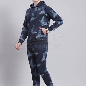Ensemble de survêtement deux pièces pour homme, coupe ajustée, grande taille, pour l'extérieur et l'entraînement, nouveau modèle de jogging - Product Image 2