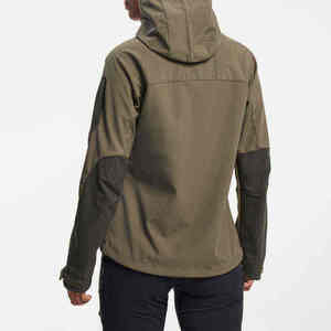 Chaqueta Softshell con Capucha para Mujer, Cortavientos, Impermeable, con Cierre Completo, para Actividades al Aire Libre, Cálida, Ligera e Informal - Product Image 6