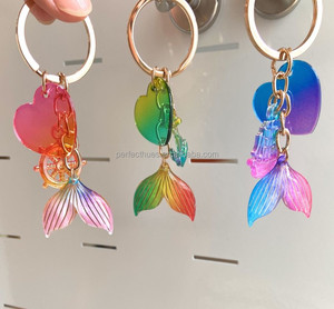 Tienda de regalos de recuerdo Juego de regalo funcional de cola de sirena Pequeños llaveros lindos Regalos - Product Image 6