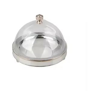 Bol à dattes en métal classique pour le Ramadan avec couvercle, bol de service décoratif, plat de service pour fruits secs pour le Ramadan Iftar, repas à domicile - Product Image 3