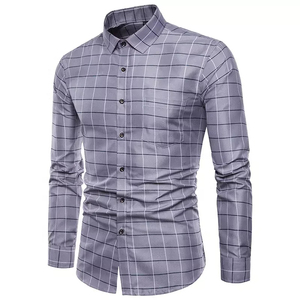 Chemises habillées à coupe classique, service OEM, manches longues, 100% coton, décontractées, boutonnées, prix abordable très populaire - Product Image 3