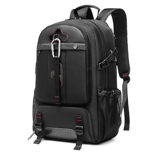 Sac à dos de voyage robuste pour l'extérieur, compartiment à chaussures, mousqueton, résistant à l'eau, 35L - Product Image 2