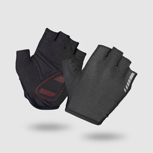 Gants de cyclisme professionnels |   Design texturé minimaliste et discret, tout noir |   Prix direct usine - Product Image 4