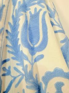 Kimono Unisex de Algodón Suzani, Largo, con Mangas Largas, Cuello en V, Cierre con Cordón, Estilo Clásico, Tejido Suave, Estampado Floral - Product Image 6