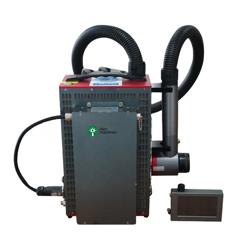 Équipement laser à impulsions compact 50W100W pour machine de nettoyage laser portable pour élimination de la peinture à la brique métallique