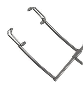 Spéculum ophtalmique certifié CE avec vis de blocage 10 mm x 7 mm en acier inoxydable pour chirurgie des paupières - Product Image 4