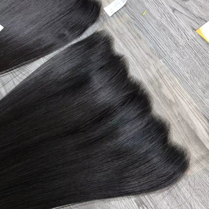 Minh Khang Premium Hair Best Price Wholesale <b>Curly</b> Wavy Closure Frontal 100% Vietnam Human Hair Luxury Deep Wave <b>Extension</b> - Product Image 1