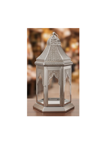 Moroccan <b>Brass</b> <b>Lantern</b> Home Decoration Durable Metal Candle Holder Vintage Style Hexagonal Design in best quality - Product Image 2