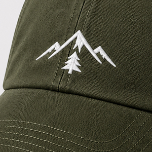 Gorra de papá con bordado de bosque, moderna, para ropa urbana, fabricación OEM ODM, bordado personalizado, Pakistán - Product Image 5