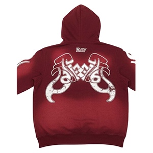 Motion Lovers Sweat à capuche zippé d'hiver imprimé sur mesure pour hommes femmes 100% coton polaire décontracté et vêtements de rue - Product Image 5