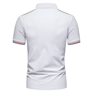 Polo personnalisé en gros pour hommes – Tissu doux, coupe ajustée, uni, respirant, style urbain - Product Image 2