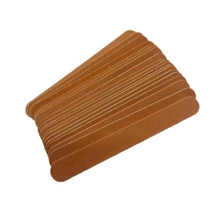 BAFA SURGICAL INSTRUMENTS Lime à ongles jetable en papier de verre émeri double face 9 cm grain 100 marron pour modelage et manucure - Product Image 2
