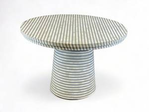 Premium Bone Inlay Round Center Table - Product Image 2