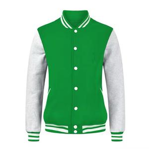 Leather Top Quality 2025 Fashion Varsity Jacket <b>Wool</b> New Arrival Patches Letterman Jacket - Product Image 3