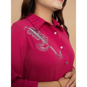 CHIRIN เสื้อเชิ้ตผ้าฝ้ายทรงหลวมสไตล์ลำลองสำหรับผู้หญิง ซื้อโดยตรงจากซัพพลายเออร์ - Product Image 4