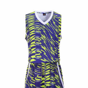 Uniforme de Baloncesto Profesional de Diseño Único, Transpirable, Tallas Grandes, 100% Poliéster, Colores y Logotipo Personalizables, Precio Bajo al por Mayor - Product Image 1
