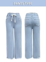 Jeans Casuales de Mezclilla para Mujer, Cintura Alta, Estampado de Leopardo y Paisley, Transpirables, Estilo Vintage, Superventas