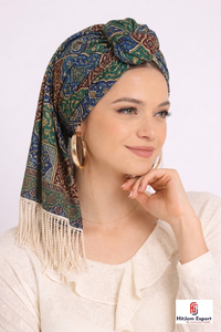 Pañuelo Cuadrado de Seda de Lujo para Mujer, Ligero, con Estampado Digital, Tela Personalizada, Accesorios de Moda, Fabricante y Proveedor OEM - Product Image 4