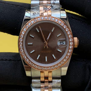 BOJ Plain R.O.L.E.X.62 36mm Two Tone Stainless Steel Mechanical Automatic Analog Wrist <b>Watch</b> For Women At Low Price Hot Sale - Product Image 1
