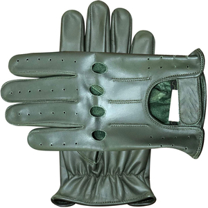 Gants de cyclisme et de conduite hivernaux 2025 en cuir de haute qualité, design personnalisé, légers, respirants, antidérapants, à doigts complets pour hommes et femmes - Product Image 5