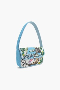 Bolso de Hombro Mini Geométrico Floral con Cuentas de Calidad Premium, Bolso de Mano Artesanal con Cuentas, Bolsos de Moda Boutique para Mujer en India - Product Image 2