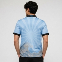 Polo de fléchettes professionnel pour homme, uniforme d'équipe personnalisé, respirant, en polyester, maillot de jeu de fléchettes, séchage rapide, t-shirt de sport