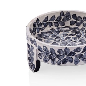 Set de décoration scandinave en nacre plateau de service, style mosaïque pour la décoration de la maison, pour la vaisselle du Vietnam - Product Image 3