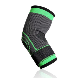Genouillère Ajustable Noire Orange en Maille Respirante avec Fermeture Auto-agrippante Unisexe pour Protection Sportive et Fitness - Product Image 3