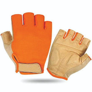 <b>Half</b> Finger Cycling Gloves Sublimation Print Polyester Nylon Non <b>Slip</b> Racing Gloves Unisex Universal Fit - Product Image 3