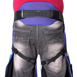 Chaps de fermeur professionnel en cuir de vachette, réglables, pour le sablage des sabots, protection des jambes, outil de travail - Product Image 6