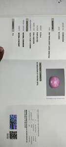 Rubí Estrella Natural y Corindón Rosa – Gema de Corte Ovalado, 31.29 Quilates, 18.93×15.89×9.95mm - Product Image 4