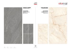 กระเบื้องพอร์ซเลนเคลือบเงาคุณภาพพรีเมียมสำหรับบ้านสมัยใหม่ ขนาด 60x120 ซม. 600x1200 มม. 24x48 นิ้ว สำหรับปูพื้น - Product Image 3