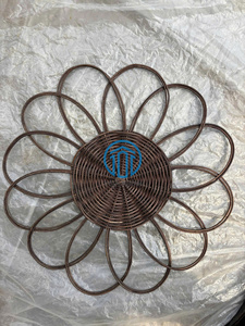 Top One Natural Rattan Placemat <b>Round</b> <b>Table</b> Wedding and Decor <b>Mat</b> Rattan Charger Plate Perfect for Dining <b>Table</b> - Product Image 5